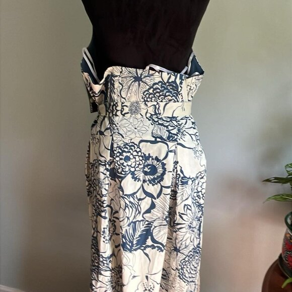 Donna Ricco Floral Halter Retro Dress SZ 18W MCM Cocktail Wedding Dress - Picture 7 of 12